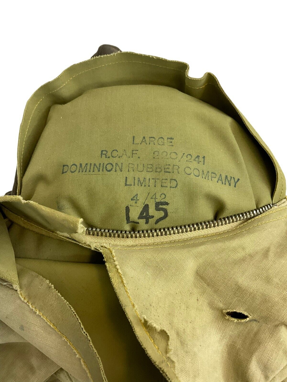 WW2 Canadian RCAF 32 Pattern Mae West Life Preserver with Bladders RARE WW2 Canadian RCAF 32 Pattern Mae West Life Preserver with Bladders RARE