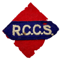 WW2 Canadian First Corps Signals RCCS Sleeve Patch Insignia