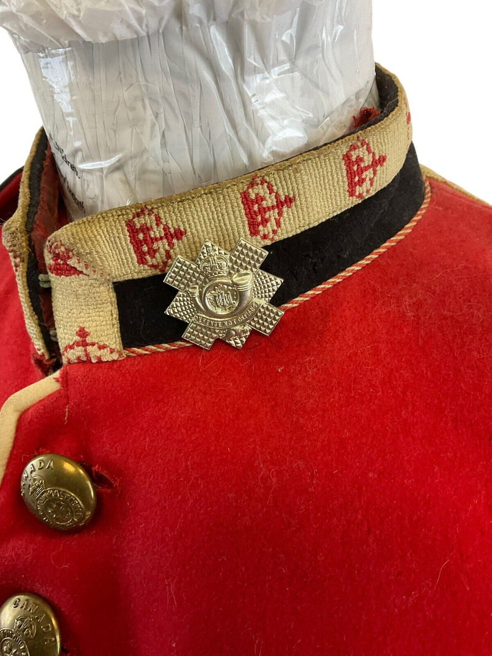 Canadian HLI Highland Light Infantry Drummers Scarlet Cutaway Tunic Jacket Canadian HLI Highland Light Infantry Drummers Scarlet Cutaway Tunic Jacket