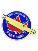 Canadian RCAF Golden Hawks Squadron Colour Crest Patch 1