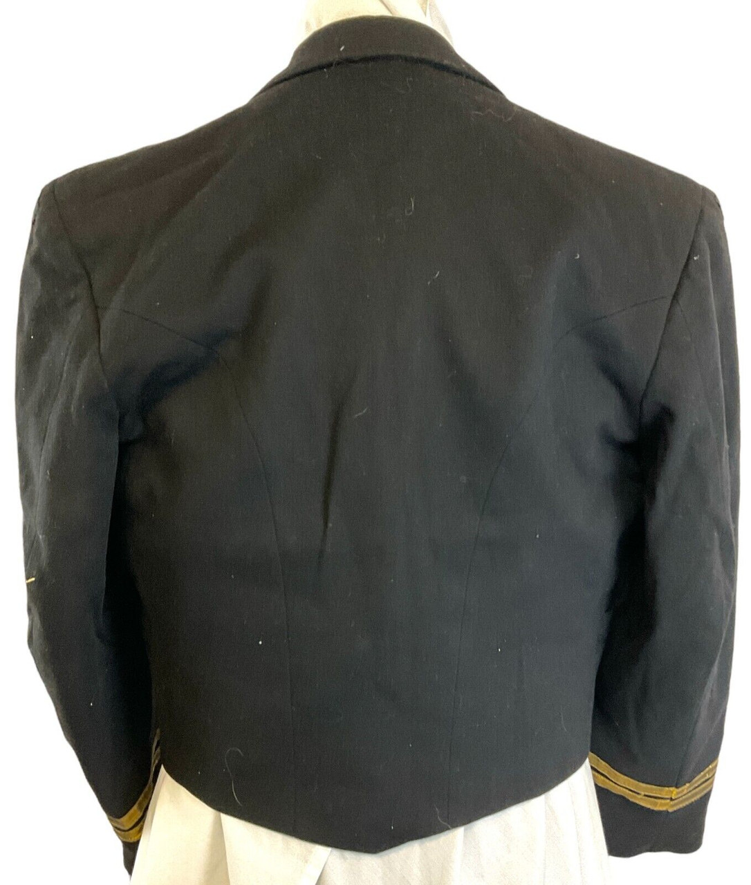 Canadian RCN Officers Naval Aviator Patched Mess Jacket Named Flying Accident Canadian RCN Officers Naval Aviator Patched Mess Jacket Named Flying Accident