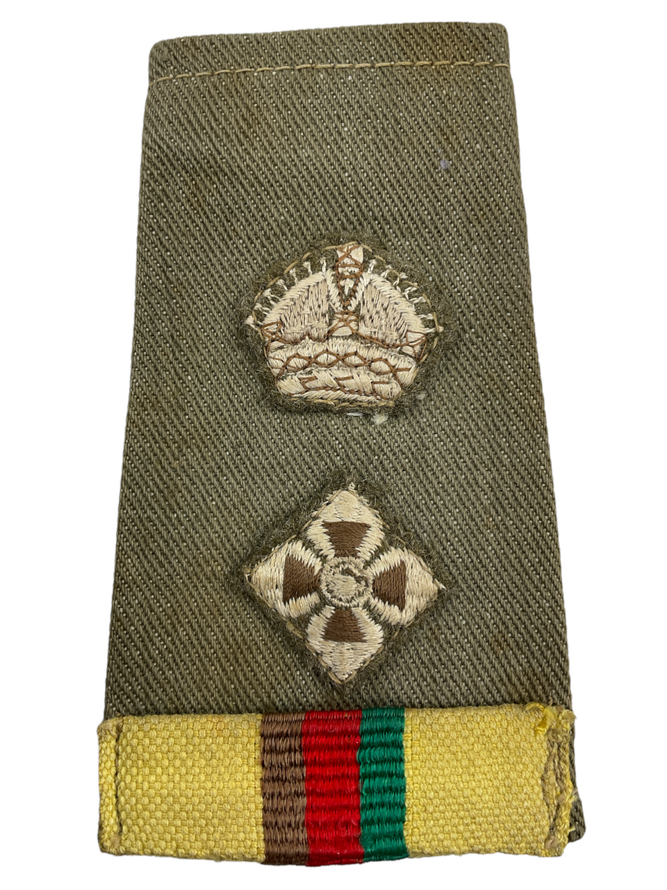 WW2 British 4th Armoured Brigade Lt Colonel Slip On Insignia WW2 British 4th Armoured Brigade Lt Colonel Slip On Insignia