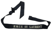 Royal Canadian Navy HMCS St Laurent Cap Tally Full Length