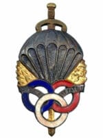 French France Military Parachute Trainee Airborne Badge Insignia