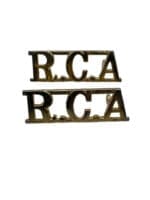 Canadian Forces RCA Artillery Shoulder Titles Insignia Pair