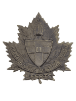 WW2 Canadian BC OCTC Officer Training Cap Badge
