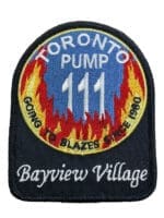 Canadian Toronto Fire Station 111 Bayview Village Patch