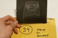 WW2 British Airborne Para Equipment in Basket Original Negative #34