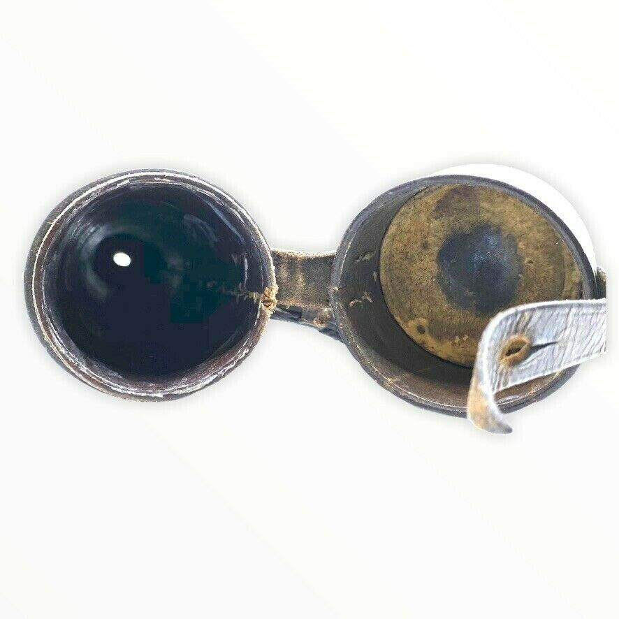 British Victorian Private Purchase Cavalry Leather Water Bottle Carrier British Victorian Private Purchase Cavalry Leather Water Bottle Carrier