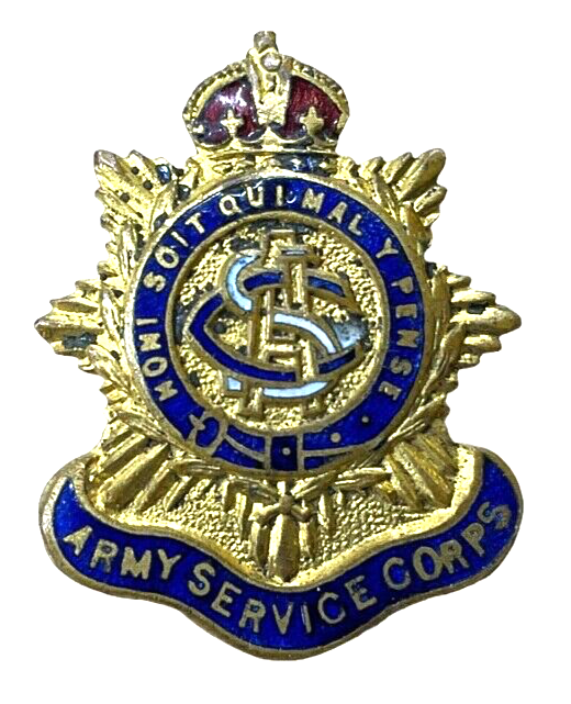 WW1 British BEF ASC Service Corps Sweetheart Badge WW1 British BEF ASC Service Corps Sweetheart Badge