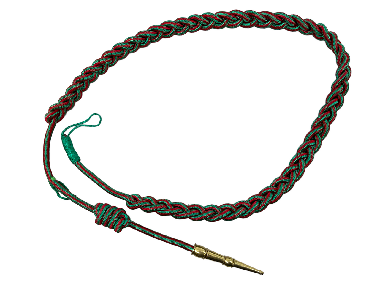 US 101st Airborne Red and Green Stripe Fourragere For Combat Jump US 101st Airborne Red and Green Stripe Fourragere For Combat Jump