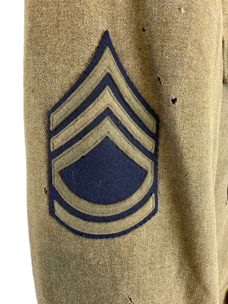 WW2 US Army Sgt Airborne Glider Troop Carrier Ike Jacket Uniform Tunic Size 38 WW2 US Army Sgt Airborne Glider Troop Carrier Ike Jacket Uniform Tunic Size 38