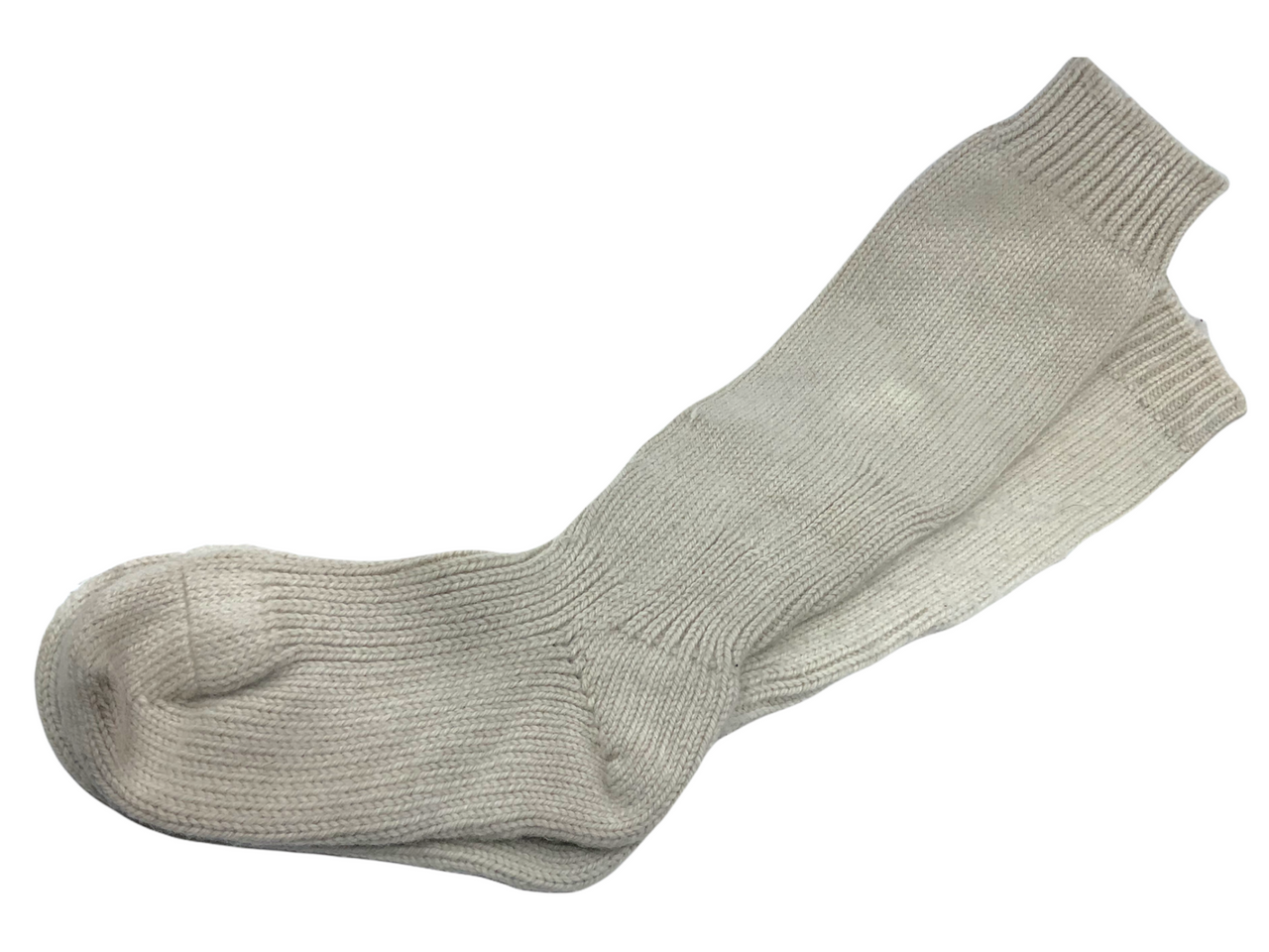 WW2 British Canadian RN RCN Navy RAF RCAF White Wool Sea Socks 1943 Dated WW2 British Canadian RN RCN Navy RAF RCAF White Wool Sea Socks 1943 Dated