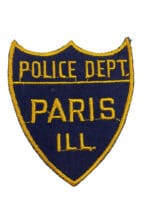 US Paris Illinois Police Patch