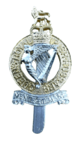 British Queens Royal Irish Hussars Staybright Cap Badge British Queens Royal Irish Hussars Staybright Cap Badge