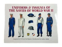 WW2 Uniforms and Insignia of the Navies of World War II HC Reference Book