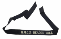 Royal Canadian Navy HMCS Beacon Hill Cap Tally Full Length