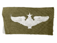 WW2 US USAAF Senior Balloon Pilot Embroidered Wings