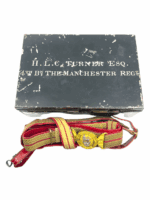 Boer War British 4th Bn Manchester Regiment Officers Named Sword Belt & Tin Boer War British 4th Bn Manchester Regiment Officers Named Sword Belt & Tin