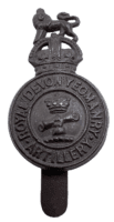 WW1 British Royal Devon Yeomanry Artillery Cap Badge WW1 British Royal Devon Yeomanry Artillery Cap Badge