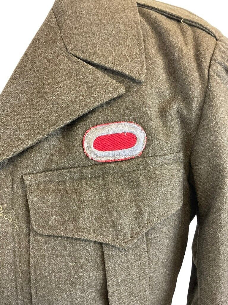 WW2 US Army 11th Airborne Patched Ike Jacket Uniform Tunic Size 38 WW2 US Army 11th Airborne Patched Ike Jacket Uniform Tunic Size 38