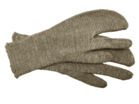 WW2 British Canadian Wool Knit Gloves With Trigger Finger