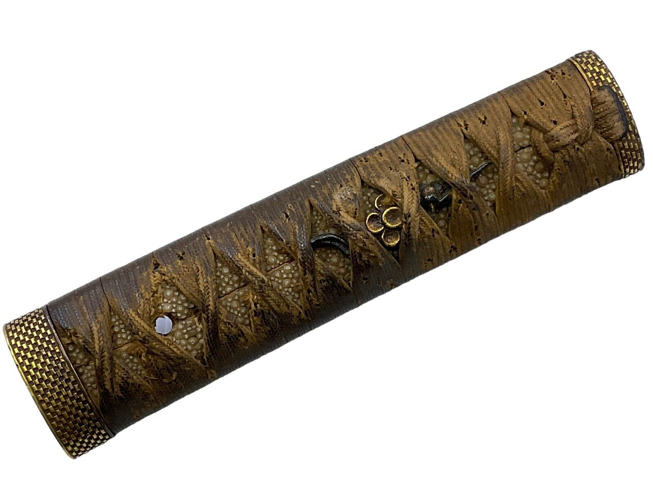 WW2 Imperial Japanese Sword Handle With Wrap & Minuki WW2 Imperial Japanese Sword Handle With Wrap & Minuki