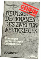 WW2 German Code Names Planning Preparations Company GERMAN TEXT Reference Book WW2 German Code Names Planning Preparations Company GERMAN TEXT Reference Book