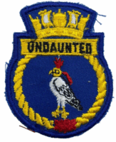 Canadian Sea Cadet RCSC Ships Crest Undaunted Patch