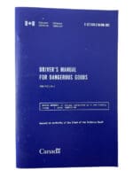 Canadian Forces Drivers Manual for Dangerous Goods Bilingual Reference Book