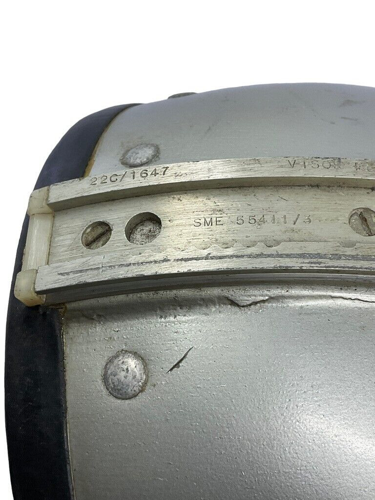 British RAF Bonedome Jet Helmet 1957 Dated Size 3 British RAF Bonedome Jet Helmet 1957 Dated Size 3