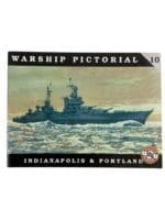WW2 US USN Navy Warship Pictorial 10 Indianapolis and Portland Reference Book