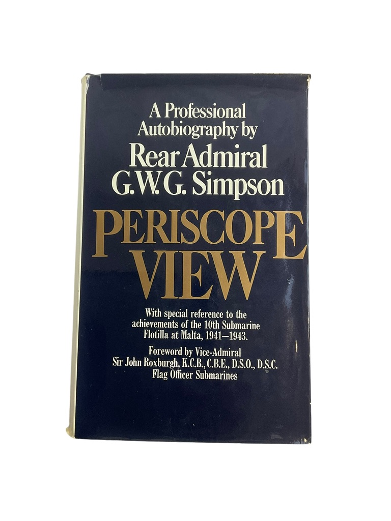 WW2 British RN Royal Navy Periscope View Autobiography Reference Book WW2 British RN Royal Navy Periscope View Autobiography Reference Book