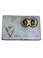 WW2 South African Christmas Tin 1943 Dated Empty