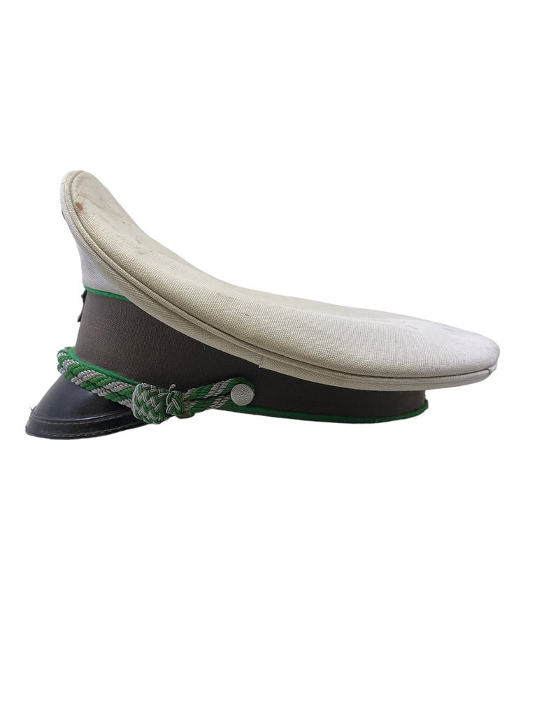 German Baden Wurttemberg Police White Topped Officers Peak Cap Hat Size 58 German Baden Wurttemberg Police White Topped Officers Peak Cap Hat Size 58