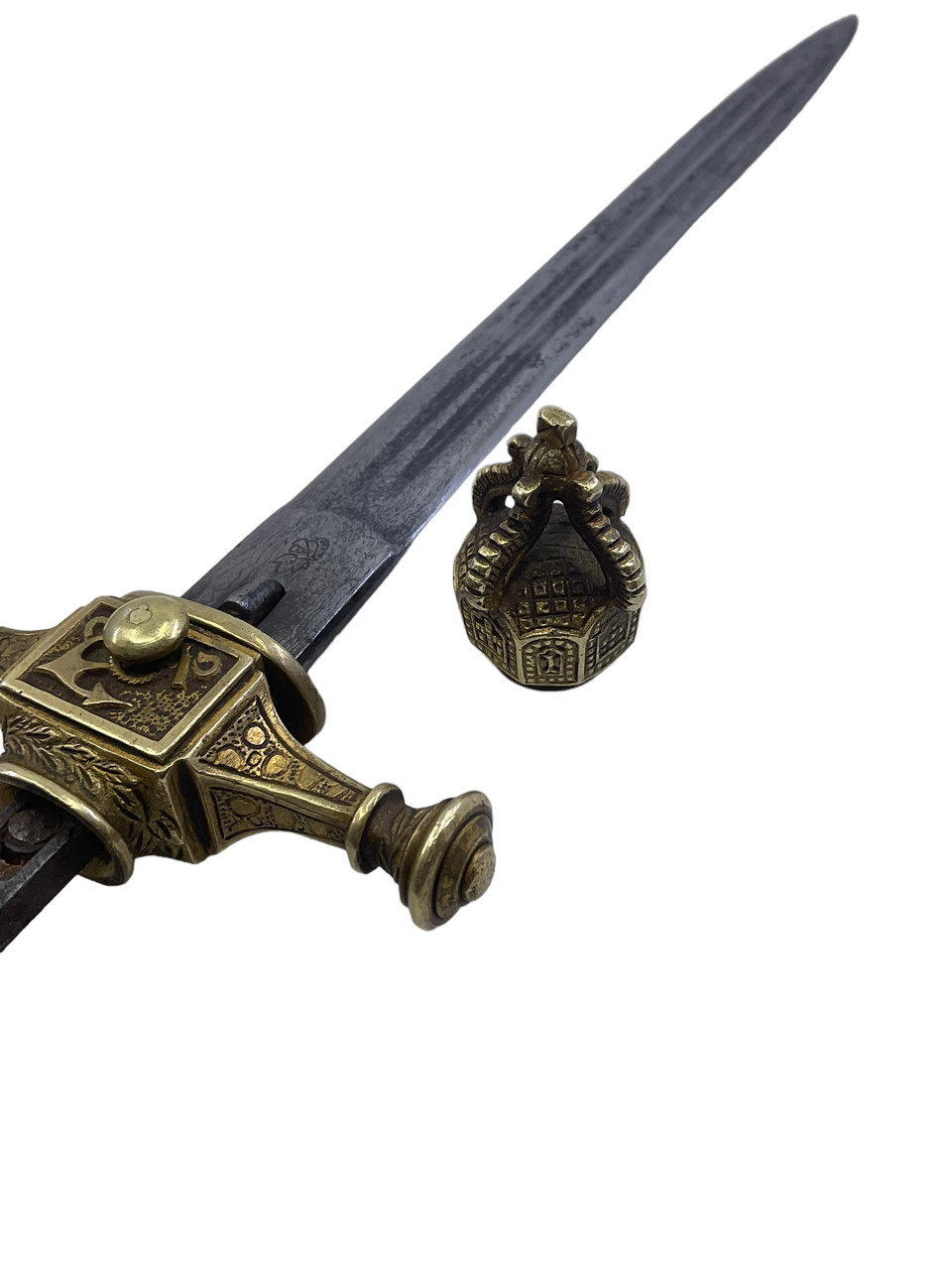 WW1 Imperial German 1902 Naval Dagger Damascus Blade with Ivory Grip Deluxe Fittings WKC WW1 Imperial German 1902 Naval Dagger Damascus Blade with Ivory Grip Deluxe Fittings WKC