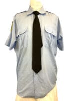 Canadian Anderdon Township Police Blue Short Sleeved Shirt Size 16 1/2