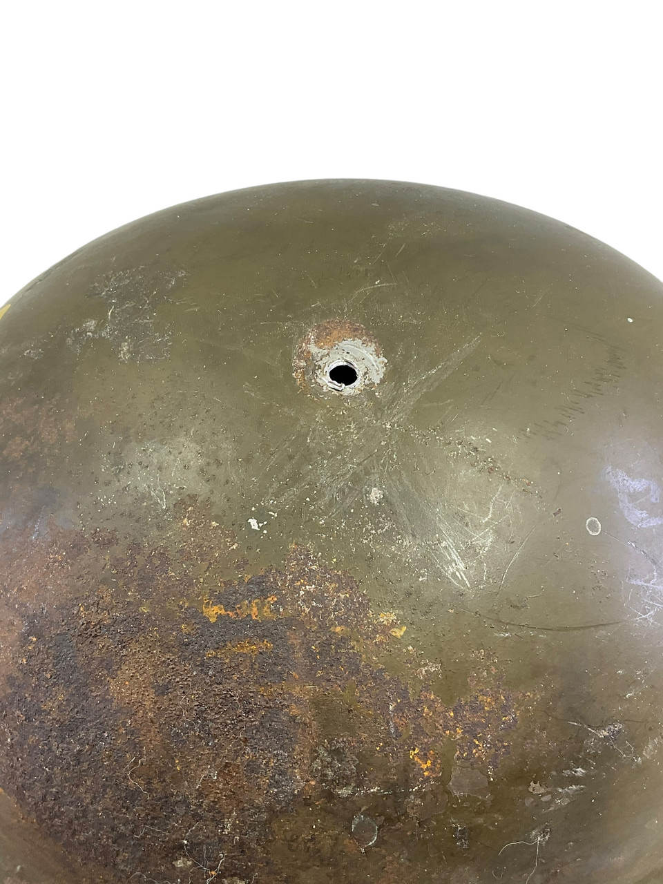 WW2 Canadian Air Raid Protection ARP Police Helmet Shell GSW WW2 Canadian Air Raid Protection ARP Police Helmet Shell GSW