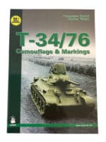 WW2 Russian Soviet T-34/76 Camouflage and Markings Soft Cover Reference Book
