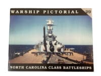 WW2 US USN Navy Warship Pictorial North Carolina Battleship SC Reference Book