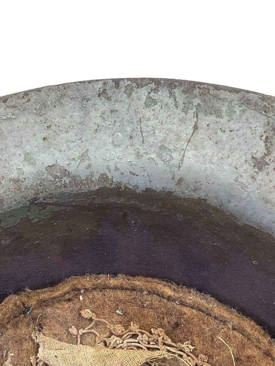 WW1 Canadian Engineers CE 3rd Division Raw Edge Brodie Helmet WW1 Canadian Engineers CE 3rd Division Raw Edge Brodie Helmet