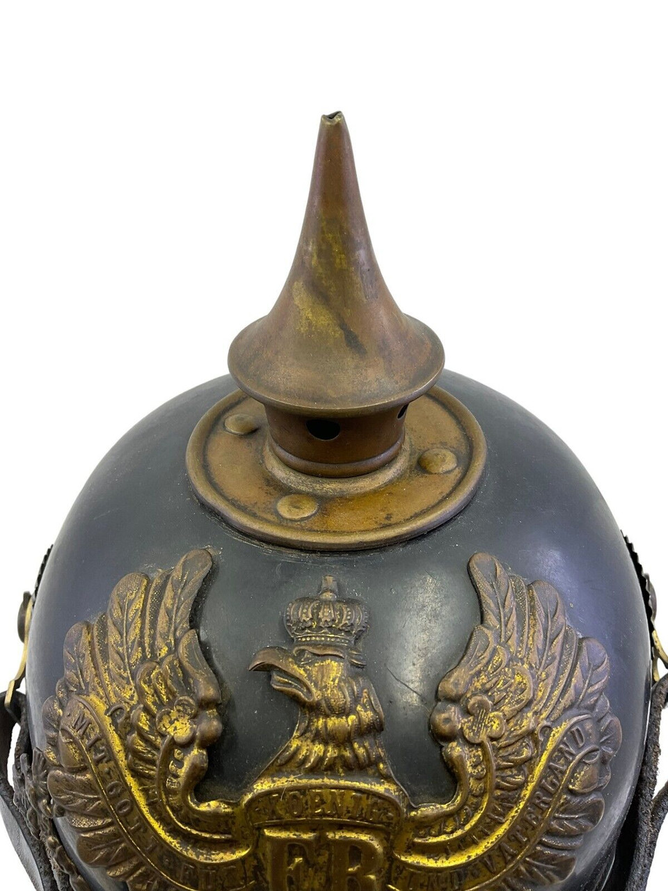 WW1 Imperial German Prussian Kit Tin Helmet with REPRODUCTION Chin Strap WW1 Imperial German Prussian Kit Tin Helmet with REPRODUCTION Chin Strap