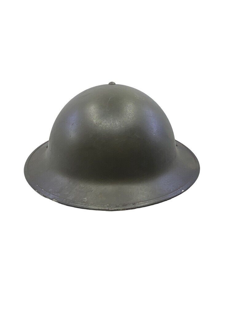 WW2 Canadian 1942 Dated Civil Defence Helmet with Kelly Liner and Chin Strap WW2 Canadian 1942 Dated Civil Defence Helmet with Kelly Liner and Chin Strap