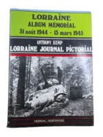 WW2 US German Lorraine Album Journal Memorial Hard Cover Reference Book