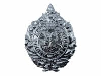 British ASH Argyll Sutherland Highlanders Staybright Cap Badge