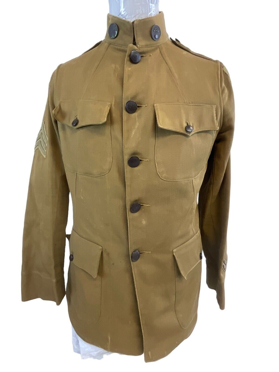 WW1 US AEF 2nd Army Sergeants Ordnance Corps Collar Uniform Tunic WW1 US AEF 2nd Army Sergeants Ordnance Corps Collar Uniform Tunic