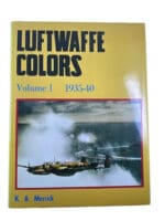 WW2 German Luftwaffe Colors Volume 1 1935-40 Hard Cover Reference Book
