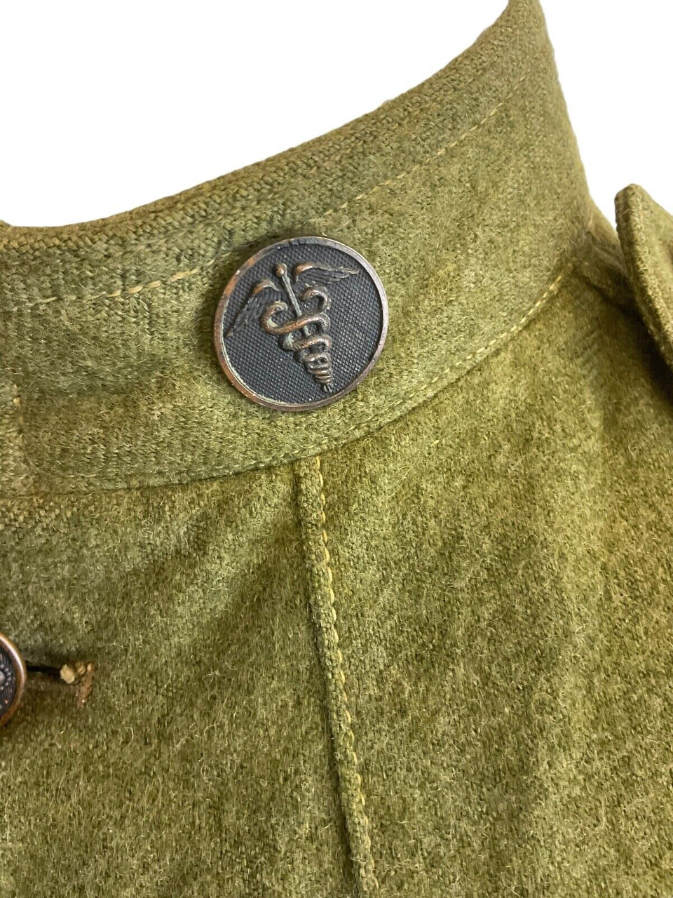 WW1 US AEF District of Paris Medical Corps Collar Uniform Tunic Named UK Made WW1 US AEF District of Paris Medical Corps Collar Uniform Tunic Named UK Made