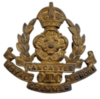 WW2 British Royal Lancaster Grammar School OTC Cap Badge