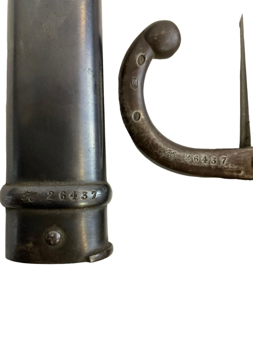 French Army Gras Bayo 1874 Dated Matching Numbers French Army Gras Bayo 1874 Dated Matching Numbers